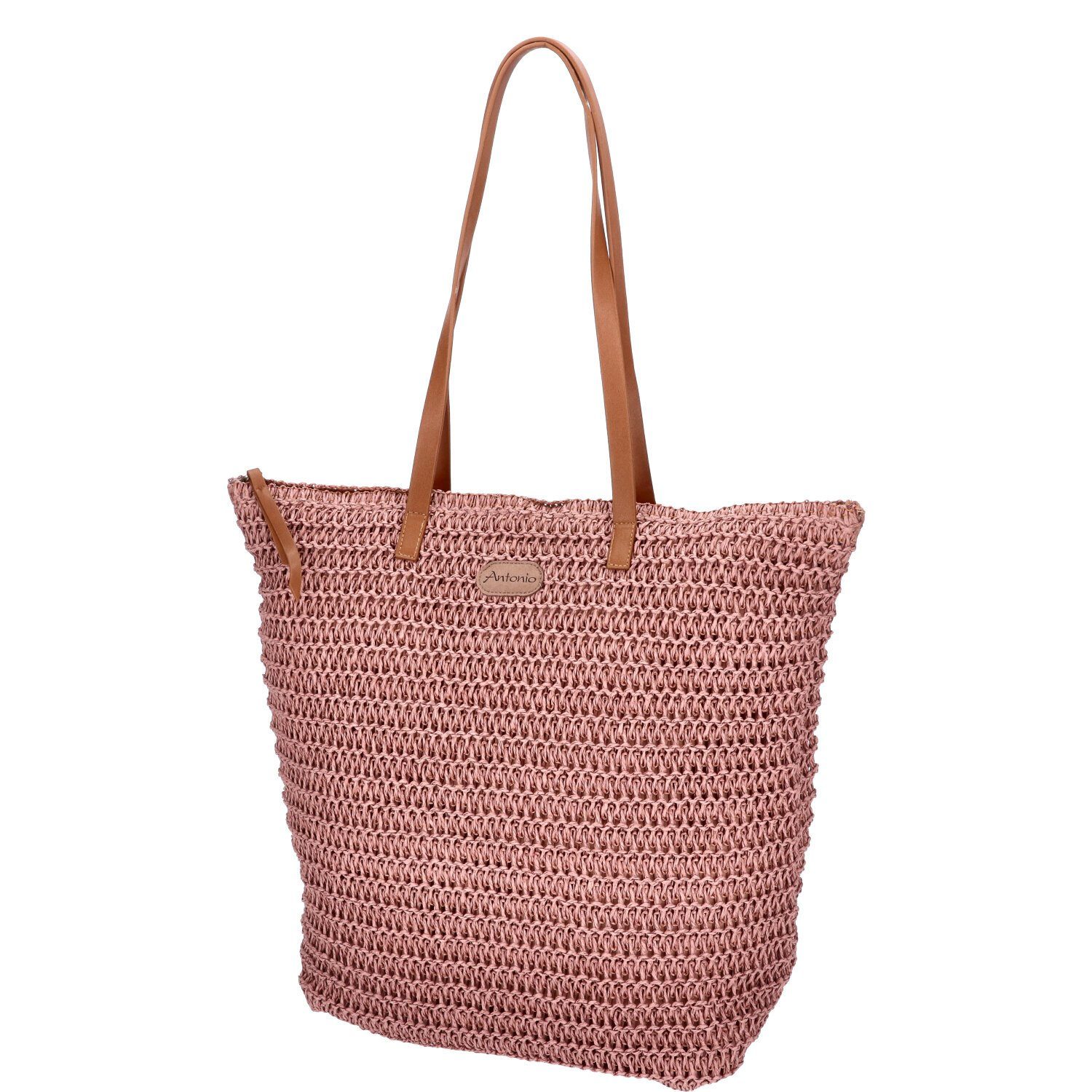 Damen Style (Stück, BOHO Stück) Antonio red Shopper Antonio lava Umhängetasche