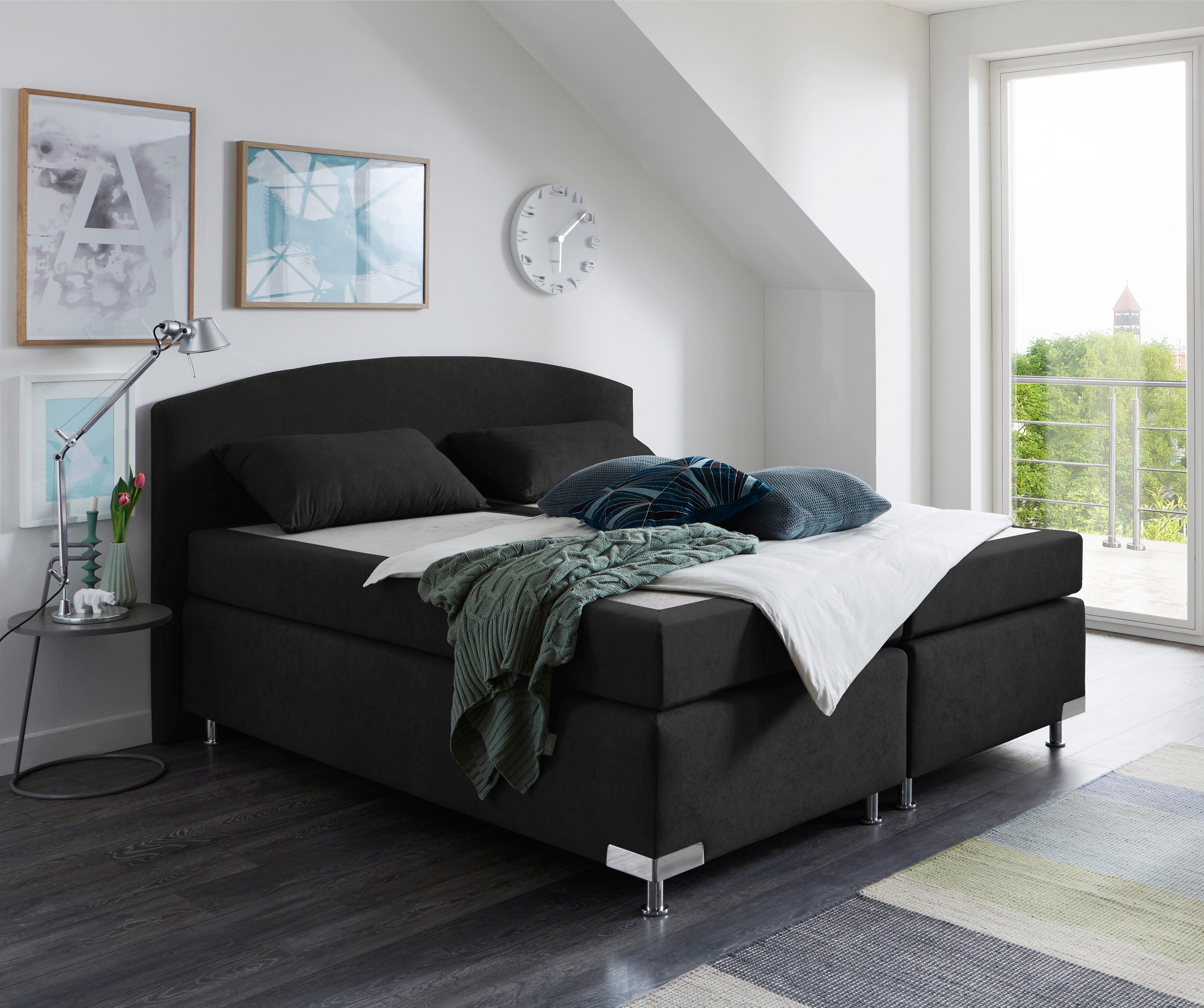 Westfalia Schlafkomfort Boxspringbett Amsterdam (Optional mit günstig online kaufen