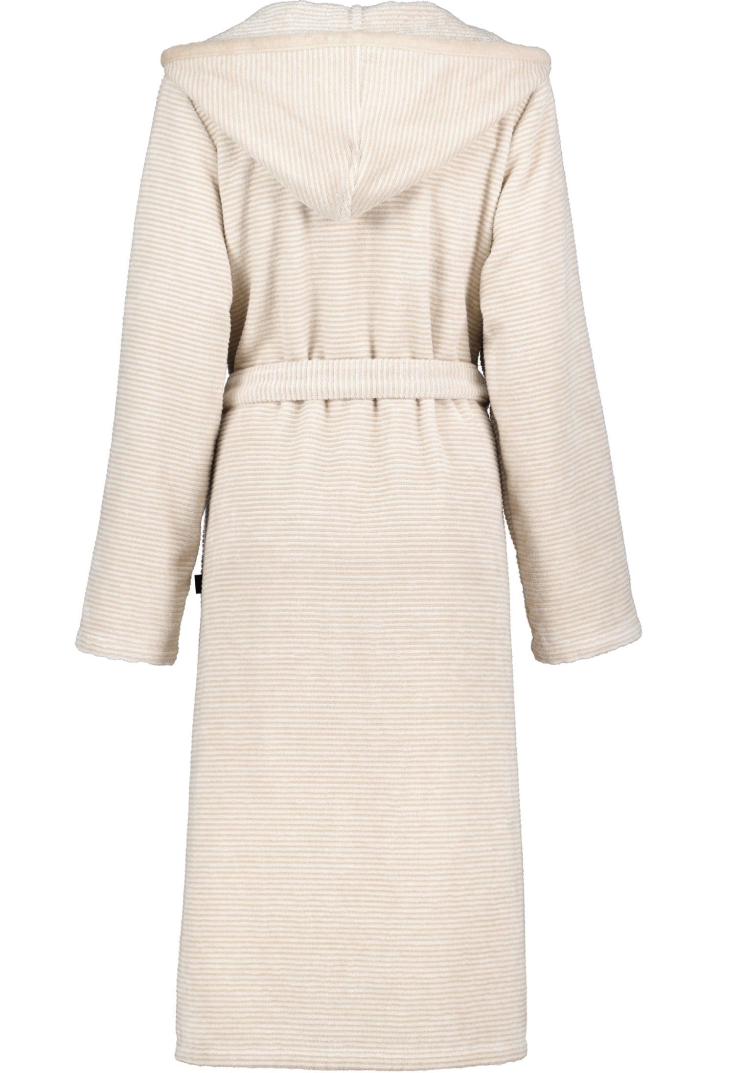 Cawö Damenbademantel 6432, Kurzform, Baumwolle, Kapuze, Reißverschluss, Rei günstig online kaufen