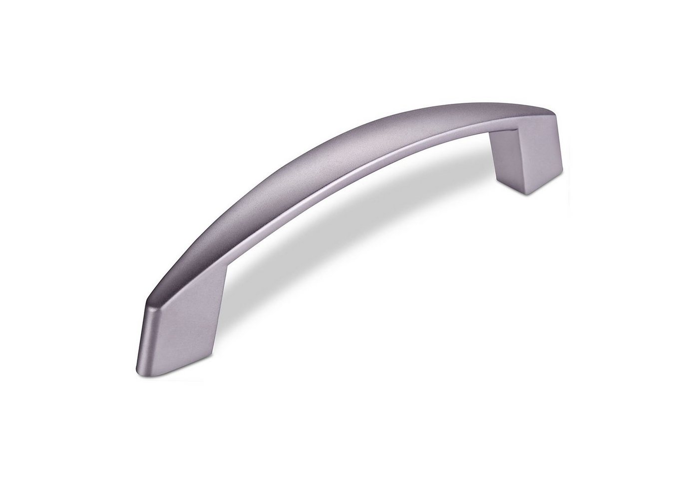 SO-TECH® Möbelgriff Bügelgriff THEA BA 96 - 128 mm - incl. Schrauben, Lochabstand 96 mm Chrom matt - inkl. Schrauben