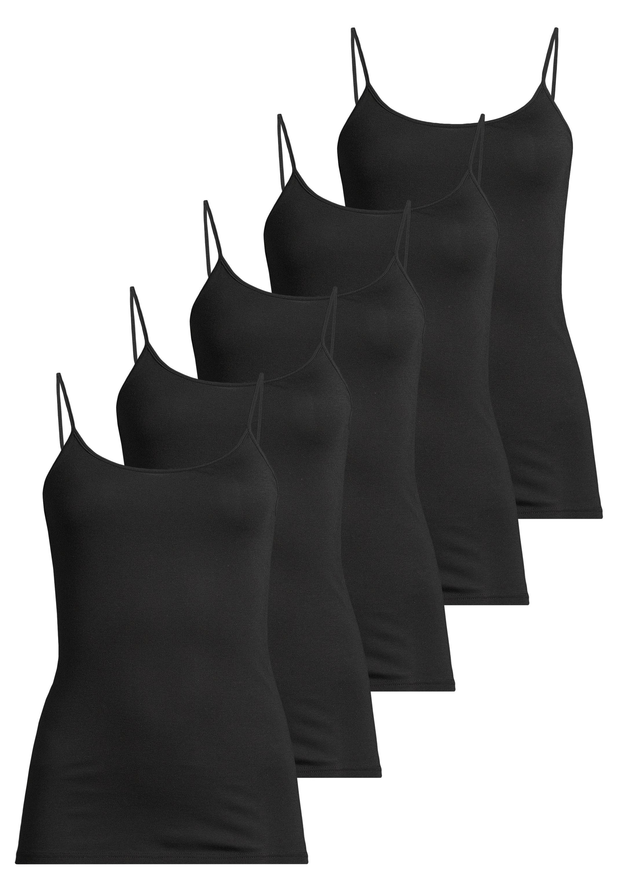 Speidel Unterhemd 5er Pack Nadine (Spar-Set, 5-St) Spaghetti Top - Blickdicht - Figurbetonende Feinripp-Qualität