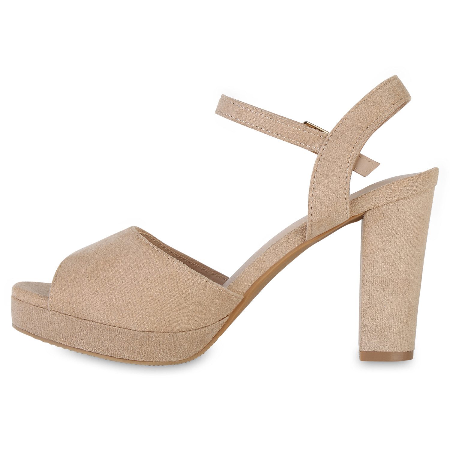 VAN HILL 841574 Riemchensandalette Damen Riemchensandaletten Sandaletten Pl günstig online kaufen