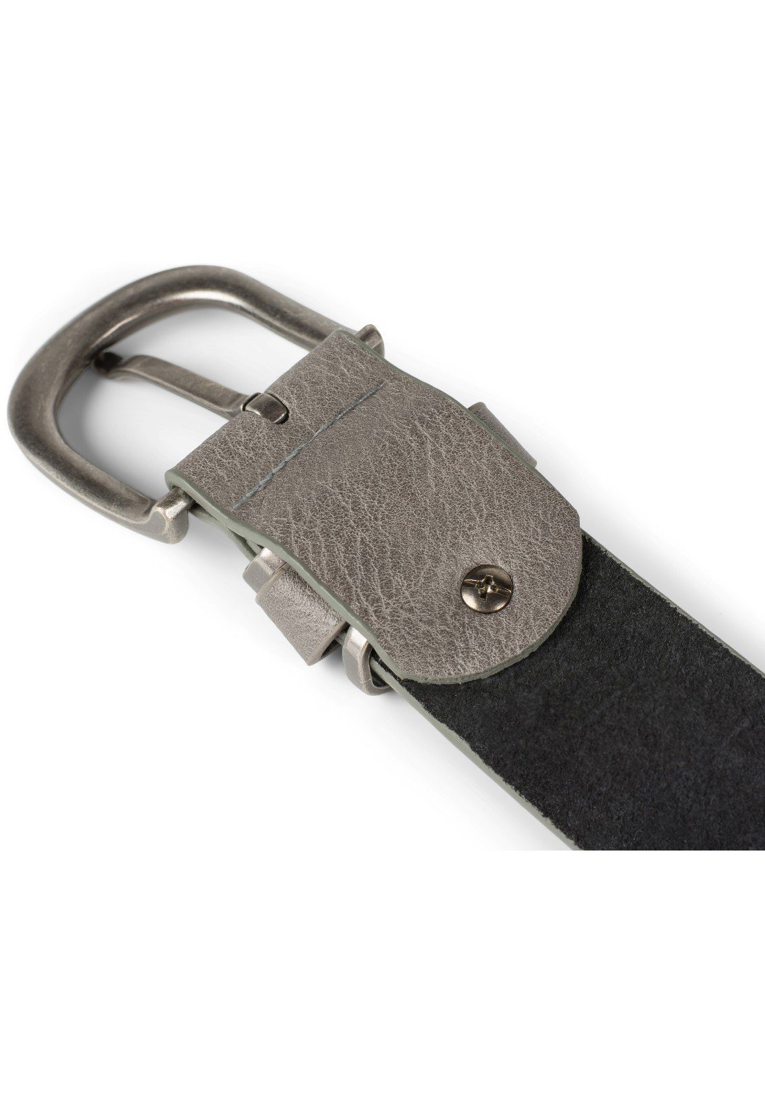 styleBREAKER Synthetikgürtel Gürtel mit Metall Gürtelschlaufe (1-St) günstig online kaufen