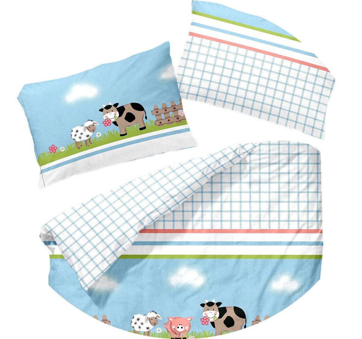 JACK Babybettwäsche 100x135cm süße Tiere Schaf günstig online kaufen