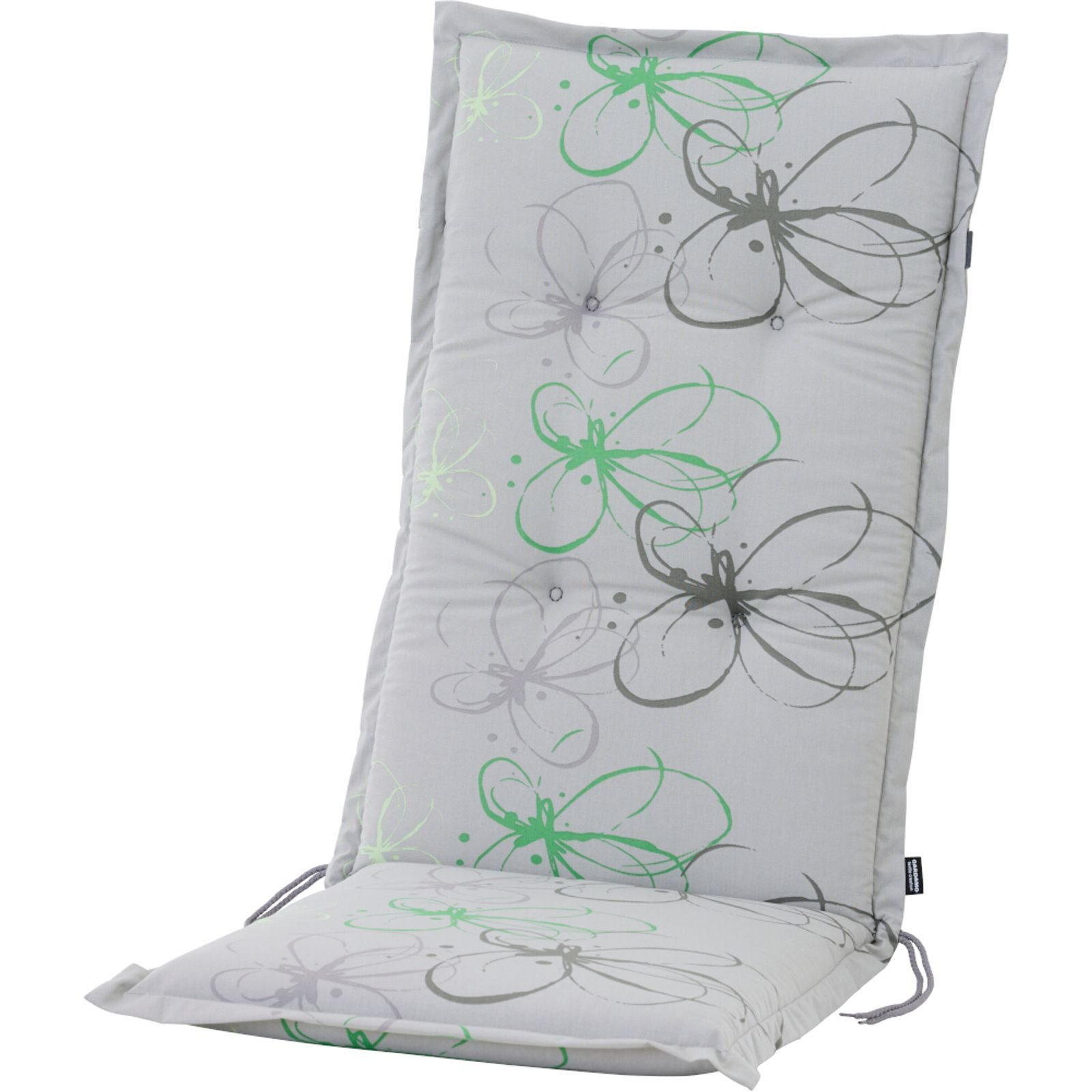 BURI Hochlehnerauflage Hochlehner Gartenstuhlauflagen Sitzkissen Sitzauflage Stuhlauflage