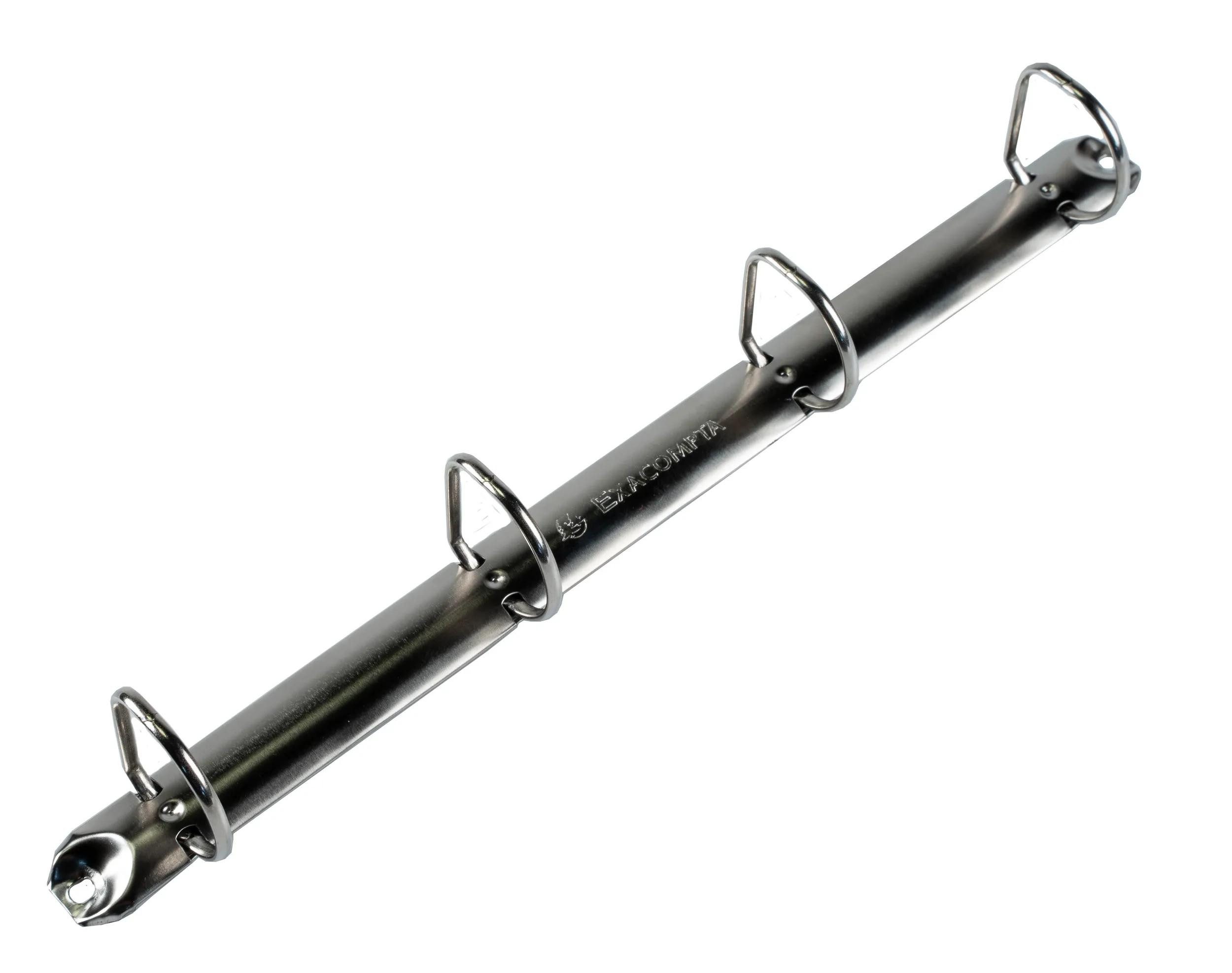 EXACOMPTA Ringbuchmappe 10x Ringbuch PP 4Ring 25mm D Rücken 47mm A4 Maxi Blau 51846BE, Personalisierbar Ringbücher