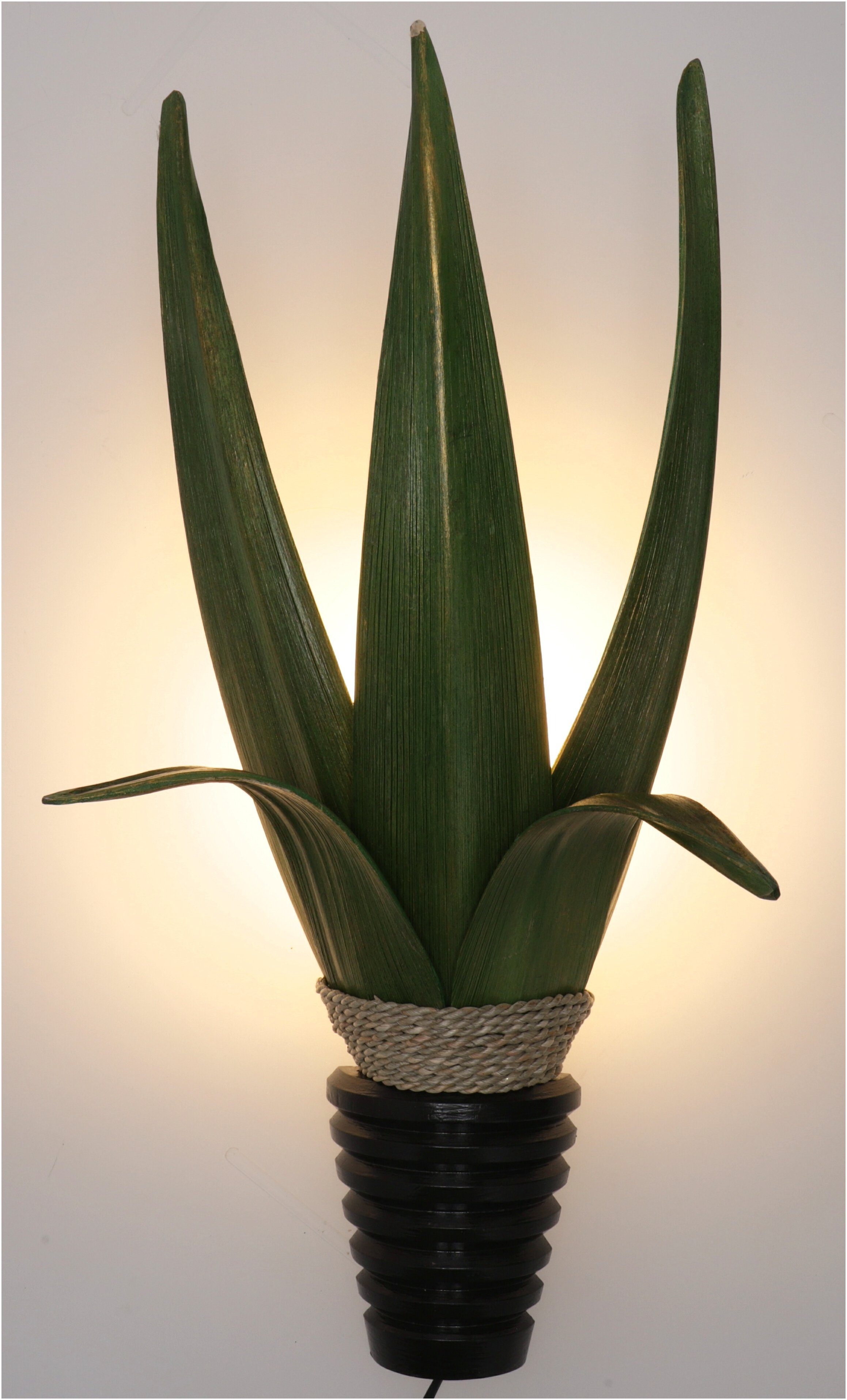 Guru-Shop Wandleuchte Palmenblatt Wandlampe, in Bali günstig online kaufen
