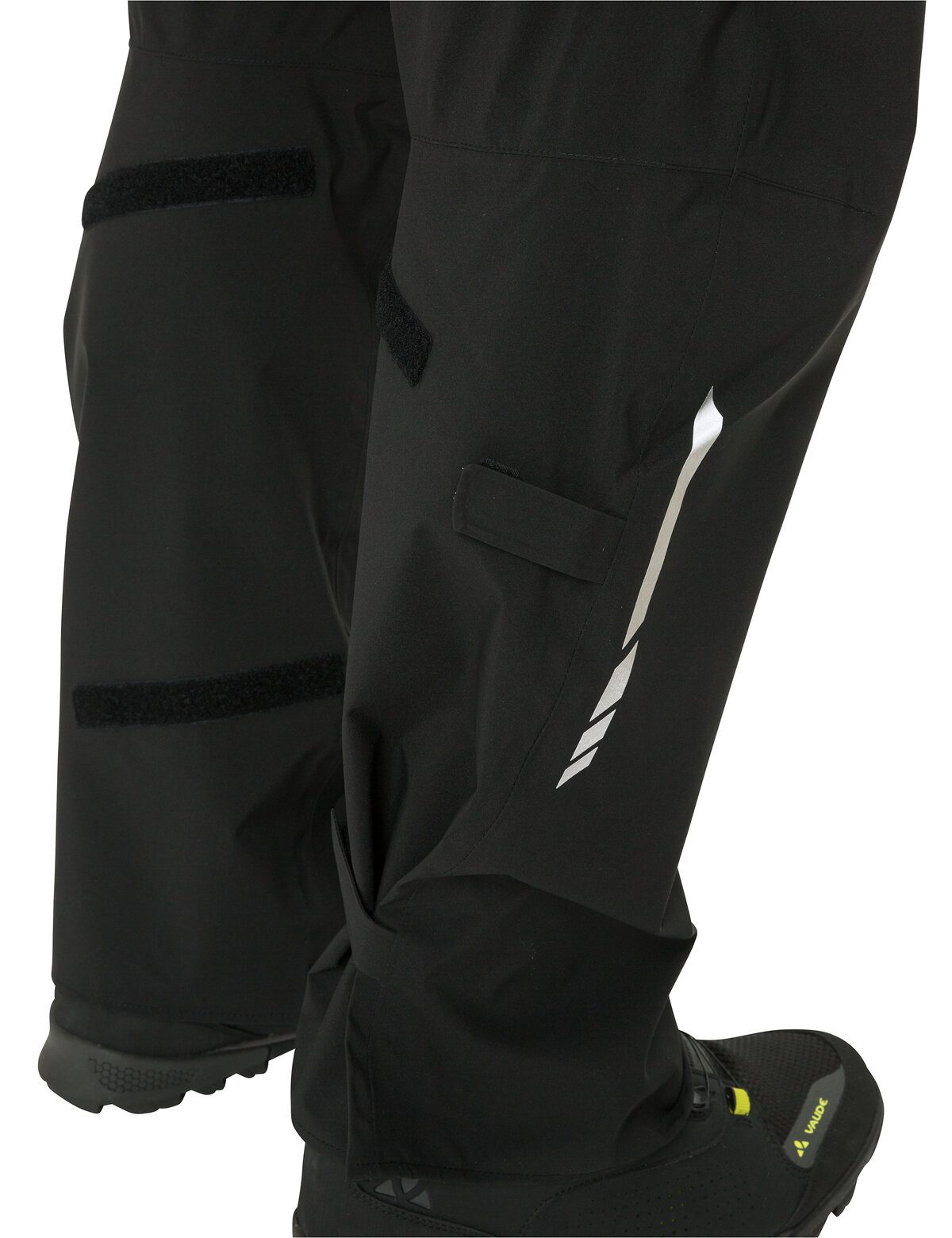 VAUDE Regenhose MEN'S MOAB RAIN PANTS sportlicher Stil, für Radsport, atmungsaktives Material, winddicht