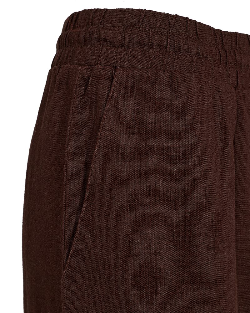FREEQUENT Leinenhose FQLAVA-PANT Sommerhose aus Leinenmix und mit Kordelzug