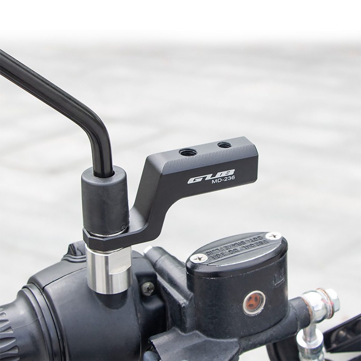 MidGard Fahrradlenker Motorrad Lenker-Erweiterung für Rückspiegel, Befestigungsadapter