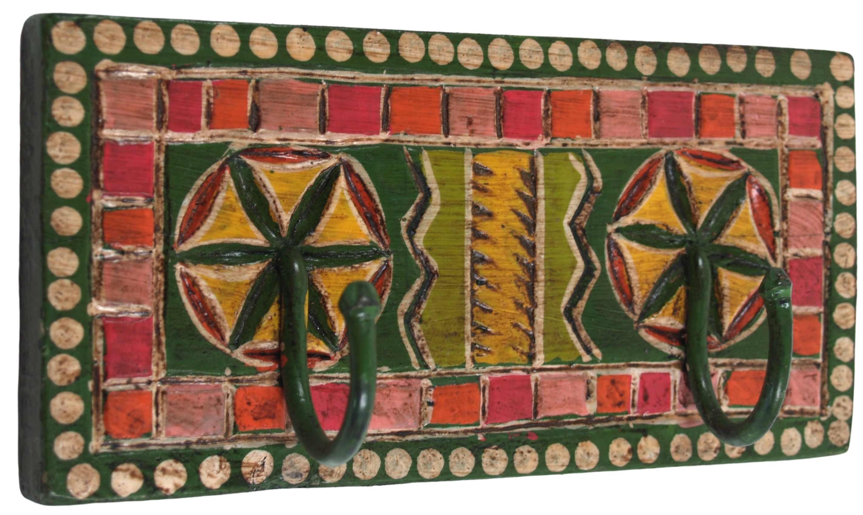 Guru-Shop Kleiderhaken Indische Vintage Hakenleiste, Garderobe,.. günstig online kaufen