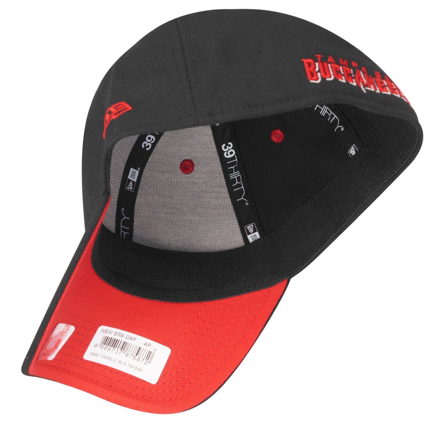 New Era Flex Bay Buccaneers 39Thirty Schwarz NFL StretchFit Cap Tampa