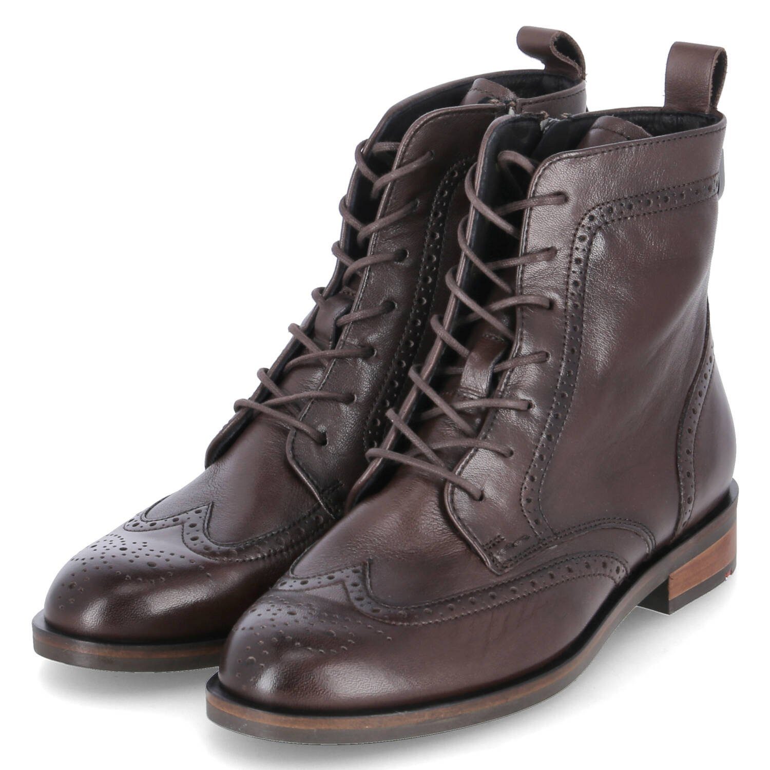LLOYD Core 335 Herren Schnürstiefel - Elegante Stiefelette Aus Glattleder Mit Gummisohle