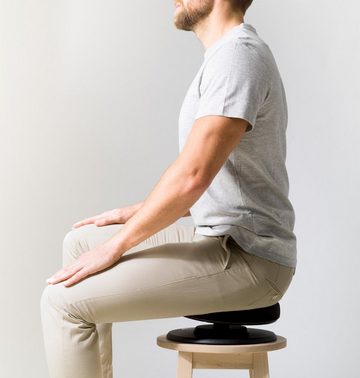 Swedish Posture Balancetrainer BALANCE CORE TRAINING SEAT - Aktiviert Deine Core-Muskulatur, gepolstert, transportabel