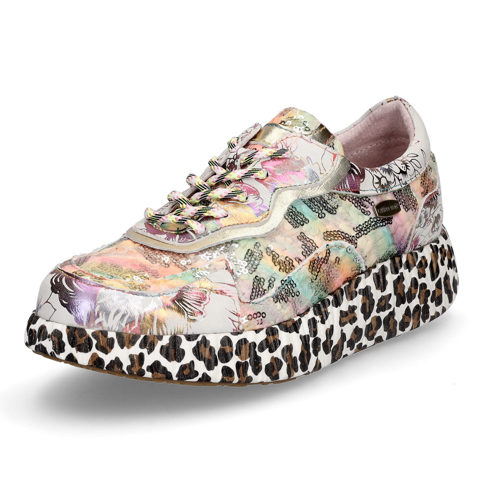 Laura Vita Damen Sneaker beige Sneaker