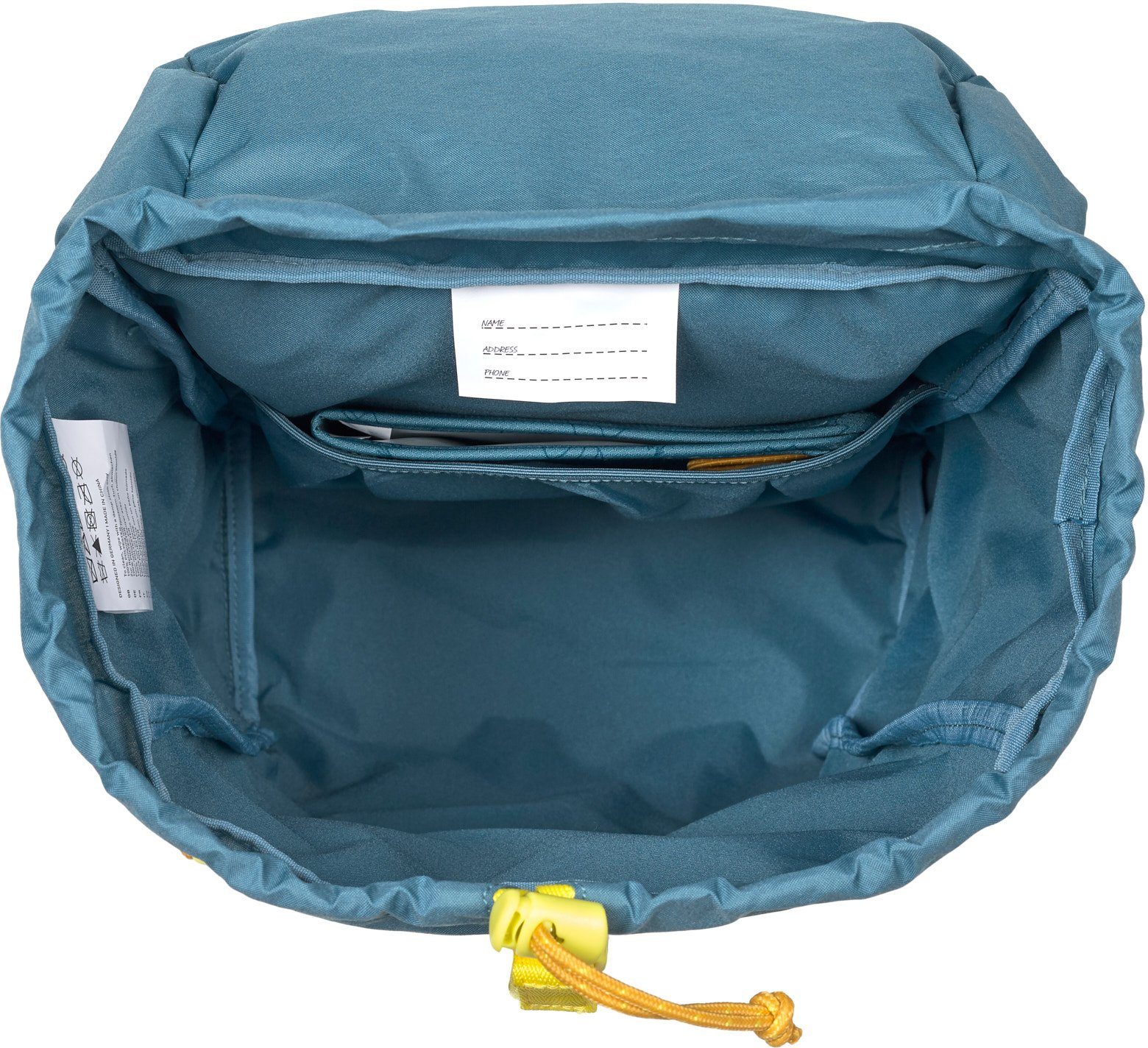 LÄSSIG Kinderrucksack Adventure, Blue, Big Backpack, inkl. thermoisolierter Sitzunterlage; aus recyceltem Material