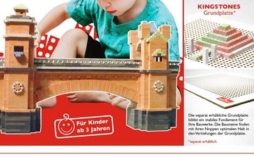 PhoneNatic Spielbausteine KINGSTONES Spezialkasten - Steinbaukastenl ca 260 Teile, Made in Germany