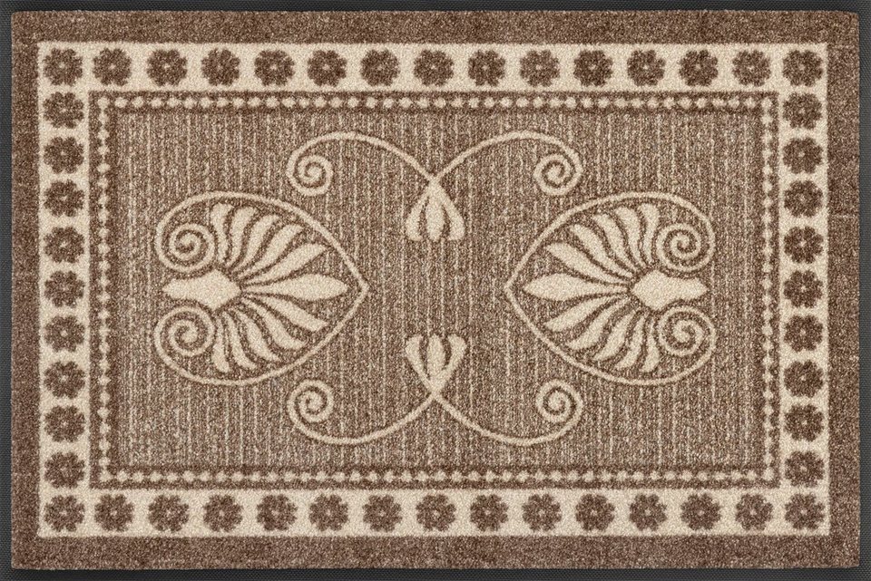 Fußmatte Ornamentalli, wash+dry by Kleen-Tex, rechteckig, Höhe: 7 mm,  Schmutzfangmatte, rutschhemmend, In- und Outdoor geeignet, waschbar