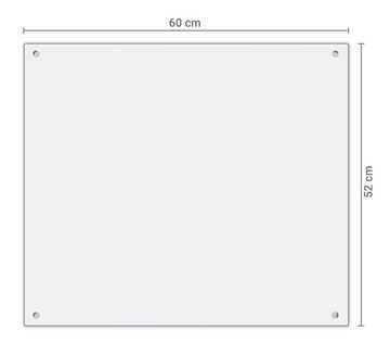 Primedeco Herd-Abdeckplatte Herdabdeckplatte Spritzschutz aus Glas Sterne Militäroptik, Glas, (1 tlg)