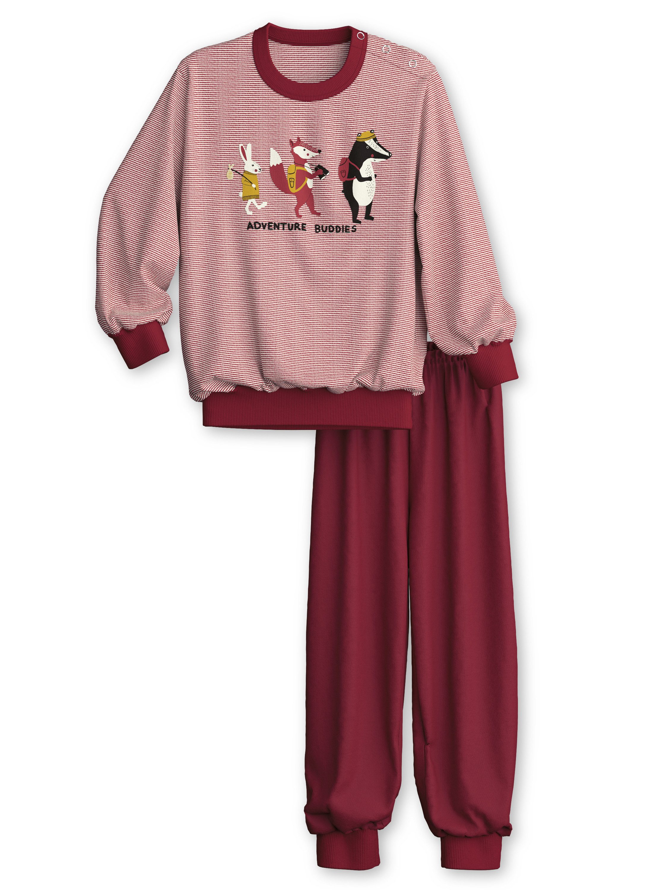 CALIDA Pyjama Toddlers Outdoor Kinder (2 tlg) aus hochwertiger Baumwolle, hautfreundlich, pflegeleicht