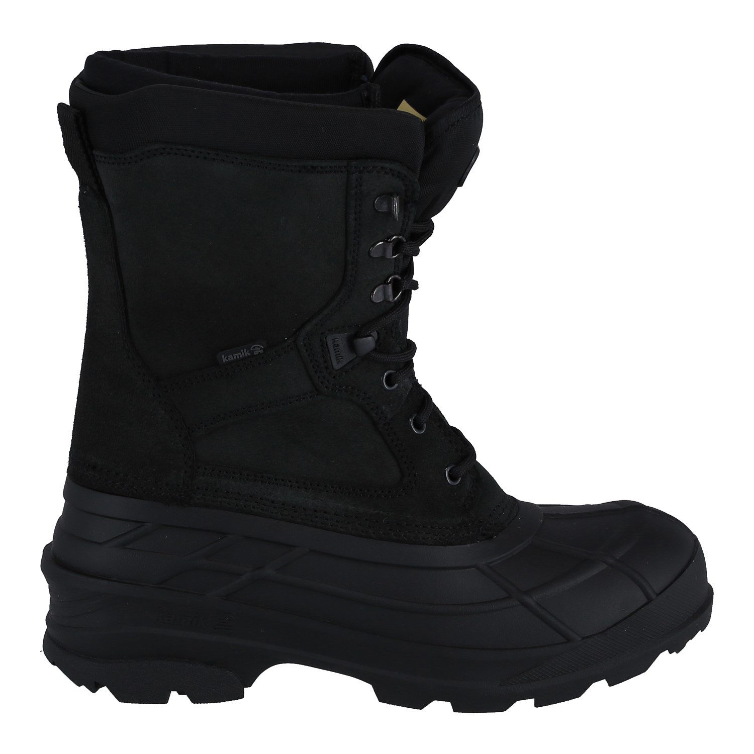 Kamik NationPlus (Wildleder, wasserdicht) schwarz Herren Winterstiefel günstig online kaufen