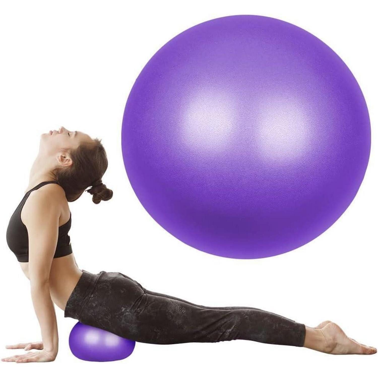 LuxusKollektion Gymnastikball Gymnastikball Pilates-Ball 25cm Soft Yoga Ball mit aufblasbarem