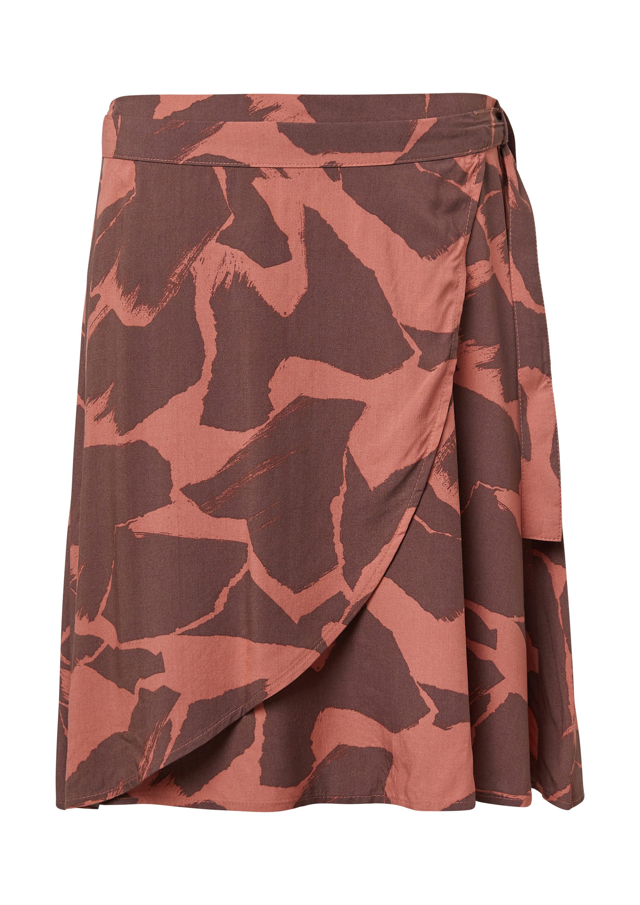 QS Minirock Rock Wickel-Rock aus Viskose günstig online kaufen