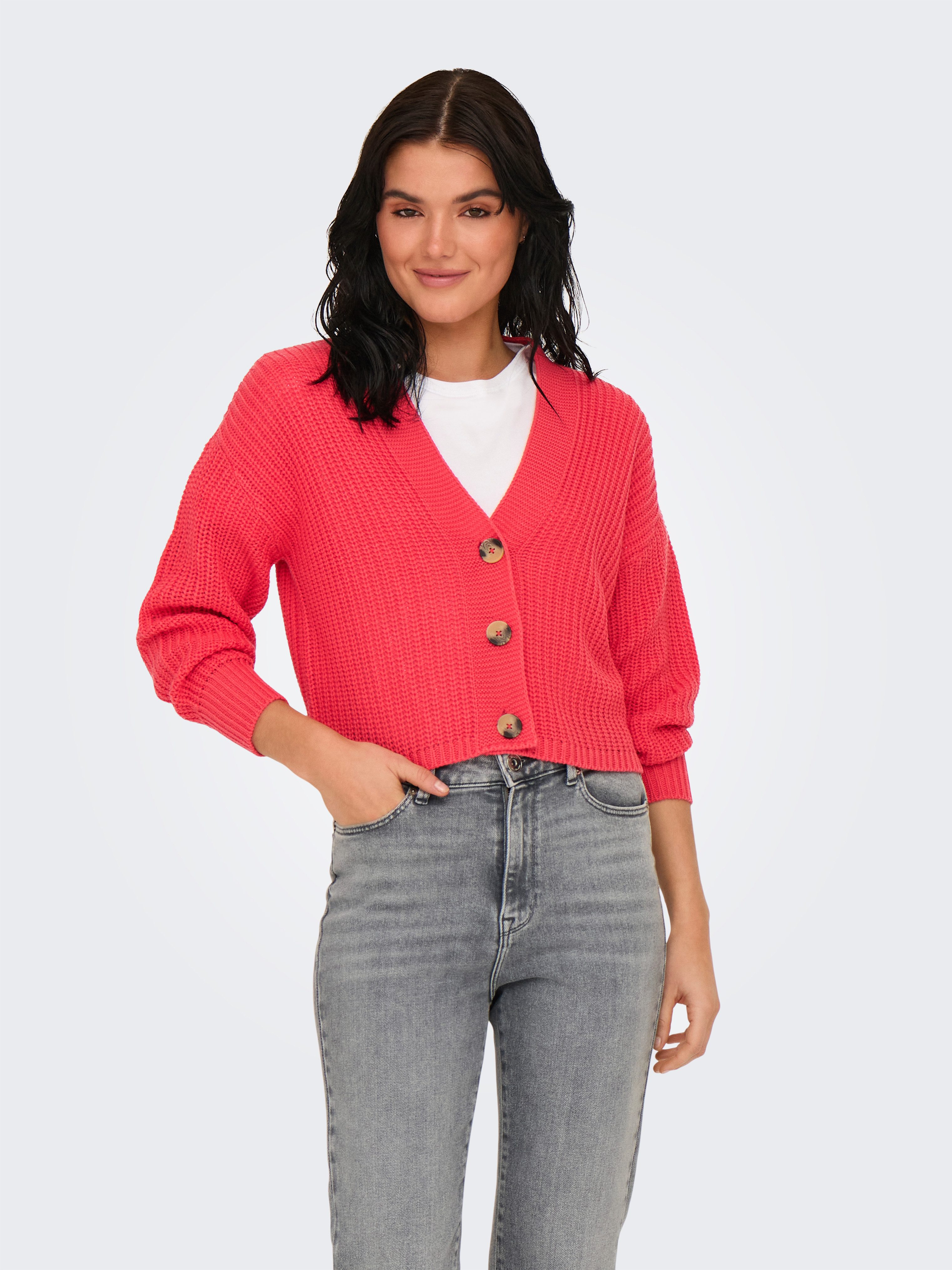 ONLY Strickjacke ONLCAROL NICE L/S CARDIGAN KNT NOOS Kunstfaser, regular fit