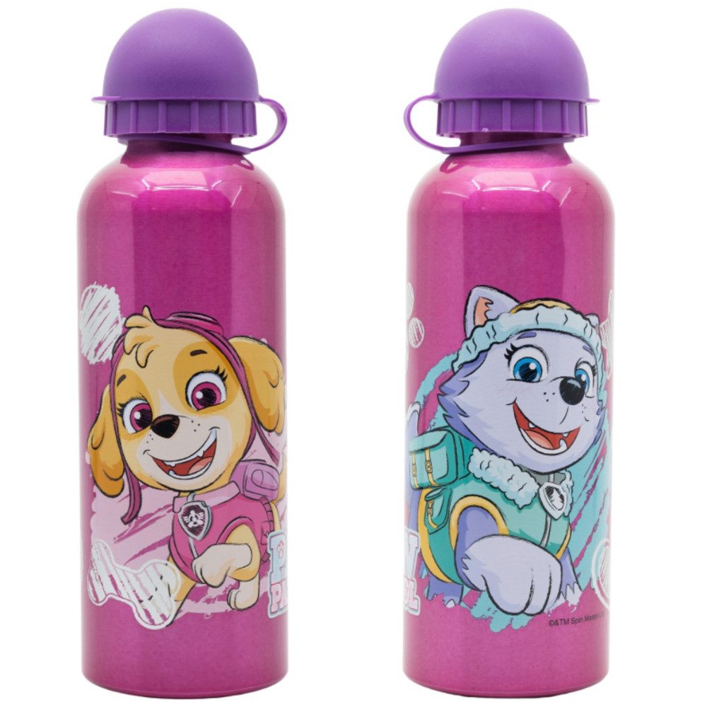 Trinkflasche Paw Patrol Skye Everest Kinder Alu Wasserflasche Flasche 530 ml