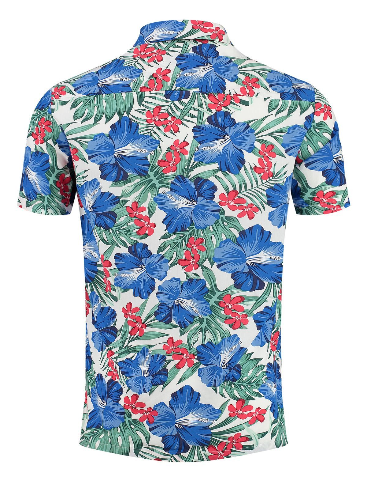 Key Largo Hawaiihemd Herren Hawaii Freizeit Hemd Curacao MSH00013 Regular Kurzarm Kentkragen Gemustert