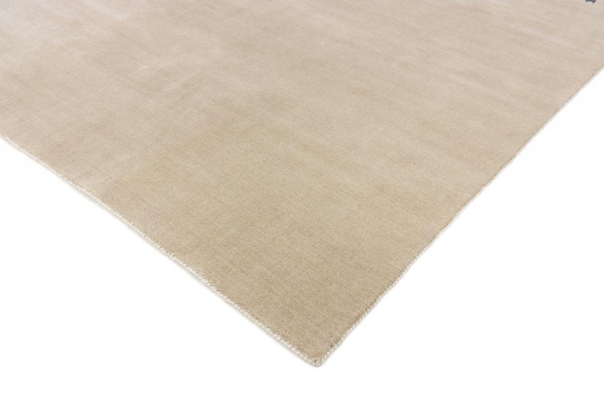 Orientteppich Loom mm 12 Trading, Höhe: Nain rechteckig, 150x153 Moderner Quadratisch, Gabbeh Cream Orientteppich