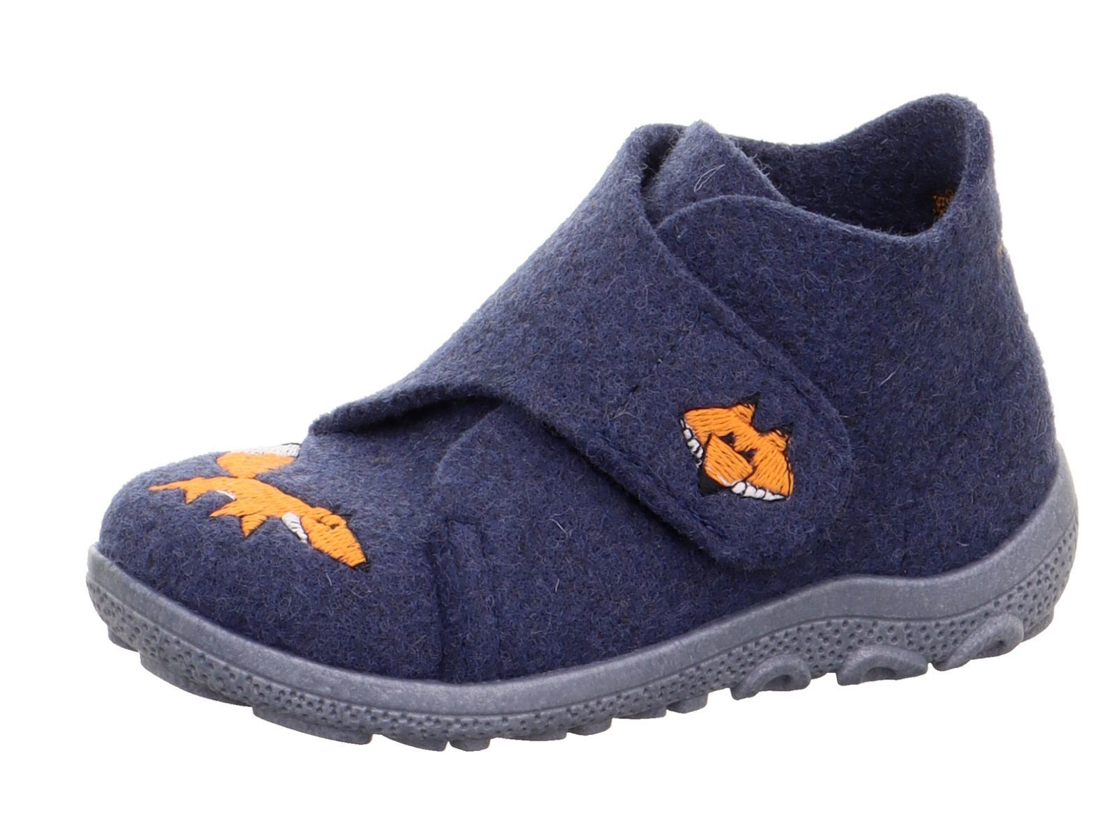Superfit superfit Kinder Wollfilz Hausschuh HAPPY 1-006291-8000 blau/orange Hausschuh