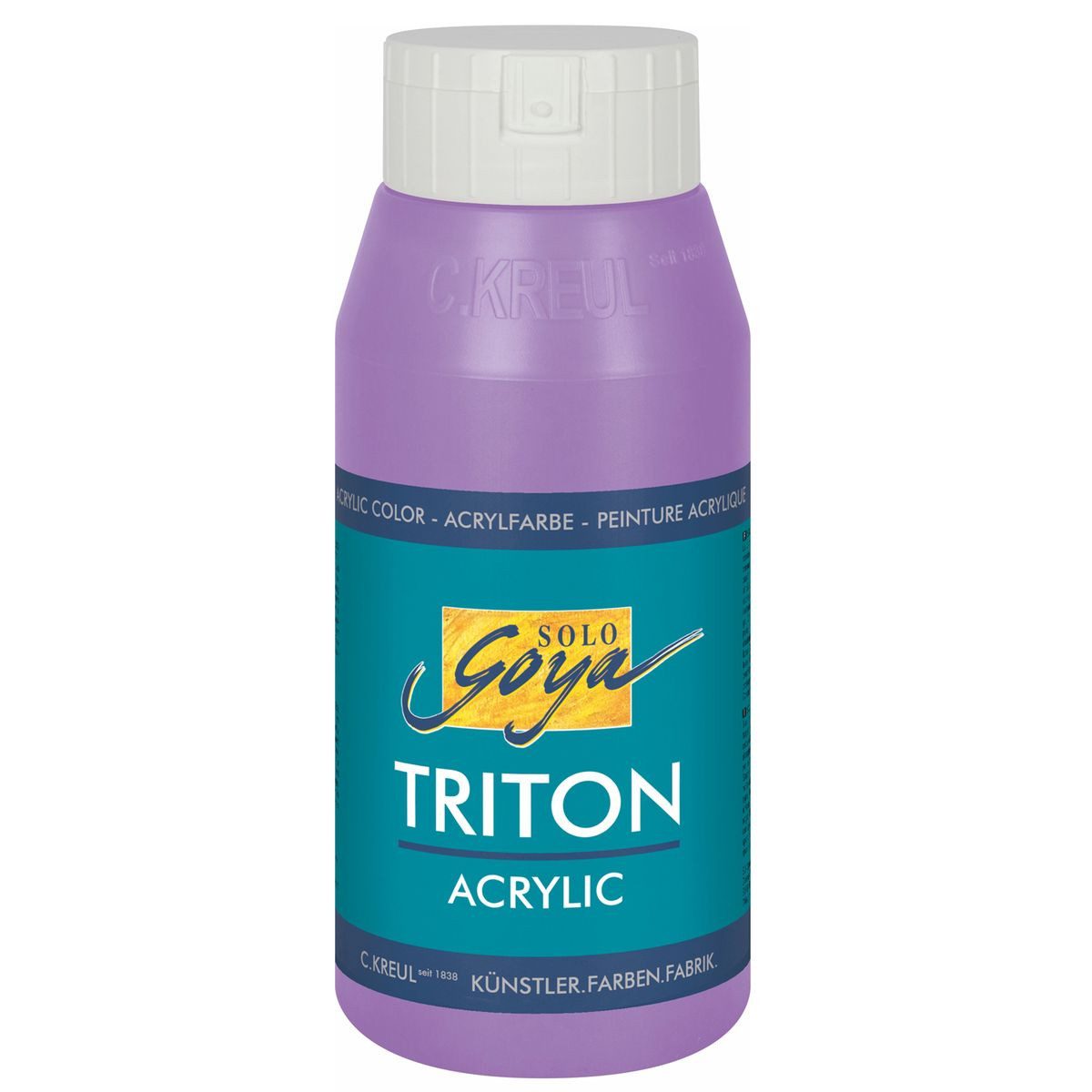 C. KREUL Acrylfarbe KREUL Acrylfarbe SOLO Goya TRITON flieder 750ml Flasche