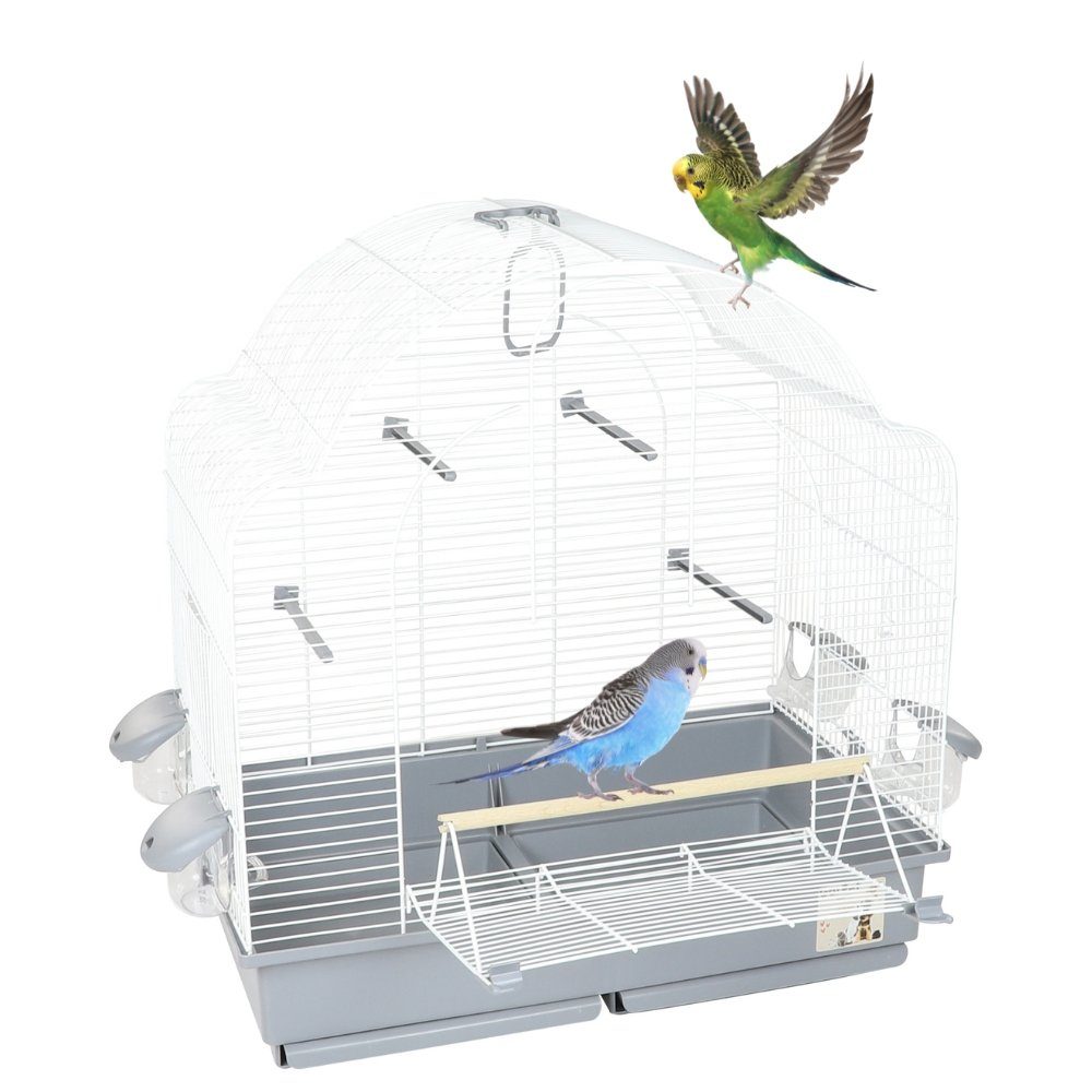 GarPet Vogelkäfig Vogelkäfig Großsittich Papagei Käfig vorne Freisitz offen günstig online kaufen