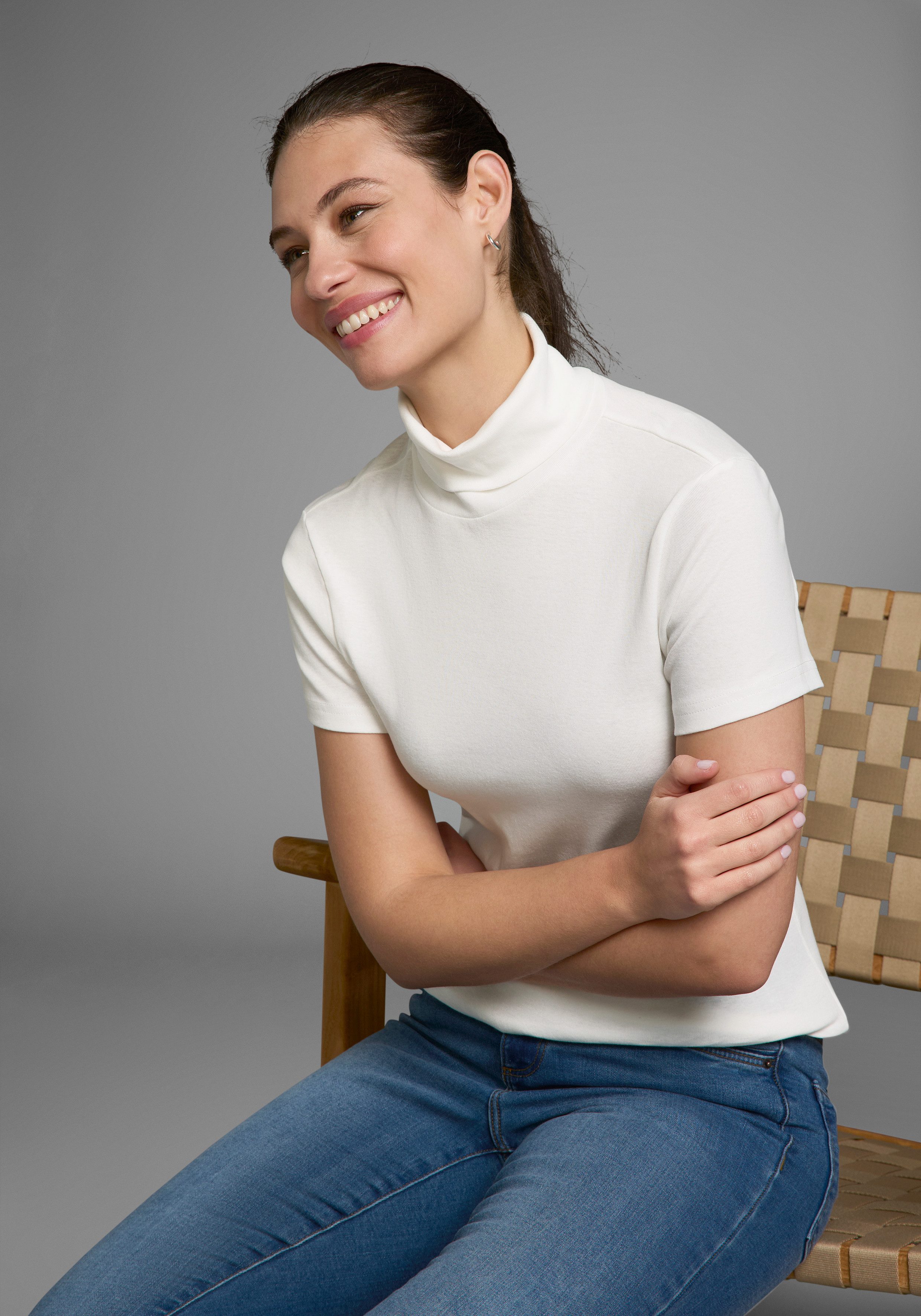 Flashlights Rollkragenshirt (Packung, 2-tlg., 2er-Pack) eng geschnitten, au günstig online kaufen