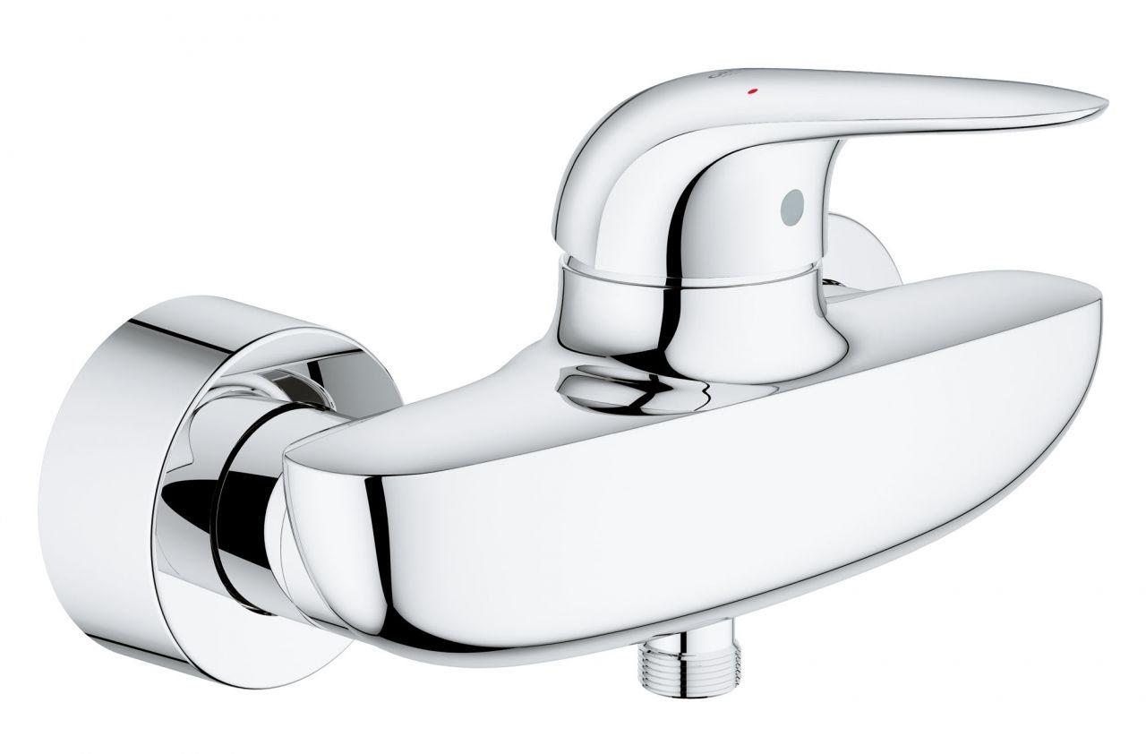 Grohe Duscharmatur Grohe Wave Brausearmatur verchromt, mit variabler