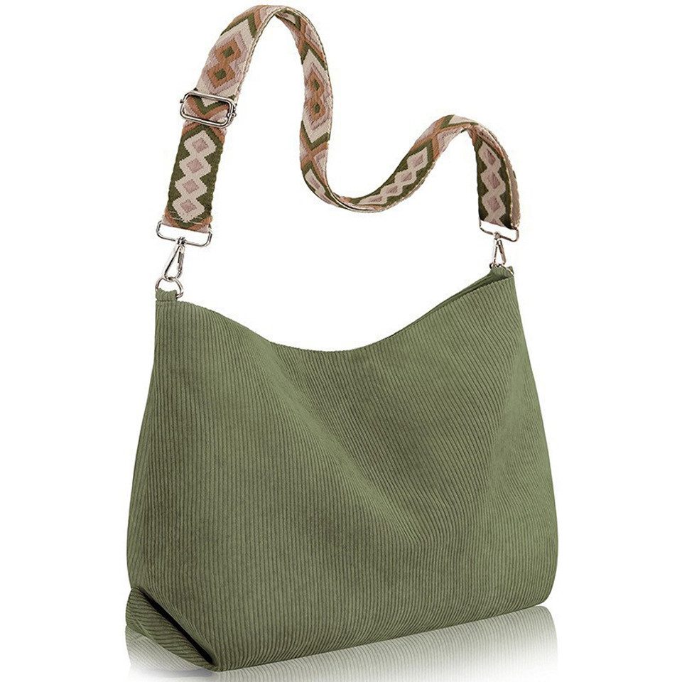 Coonoor Schultertasche Cord-Tote Bag, große Kapazität günstig online kaufen