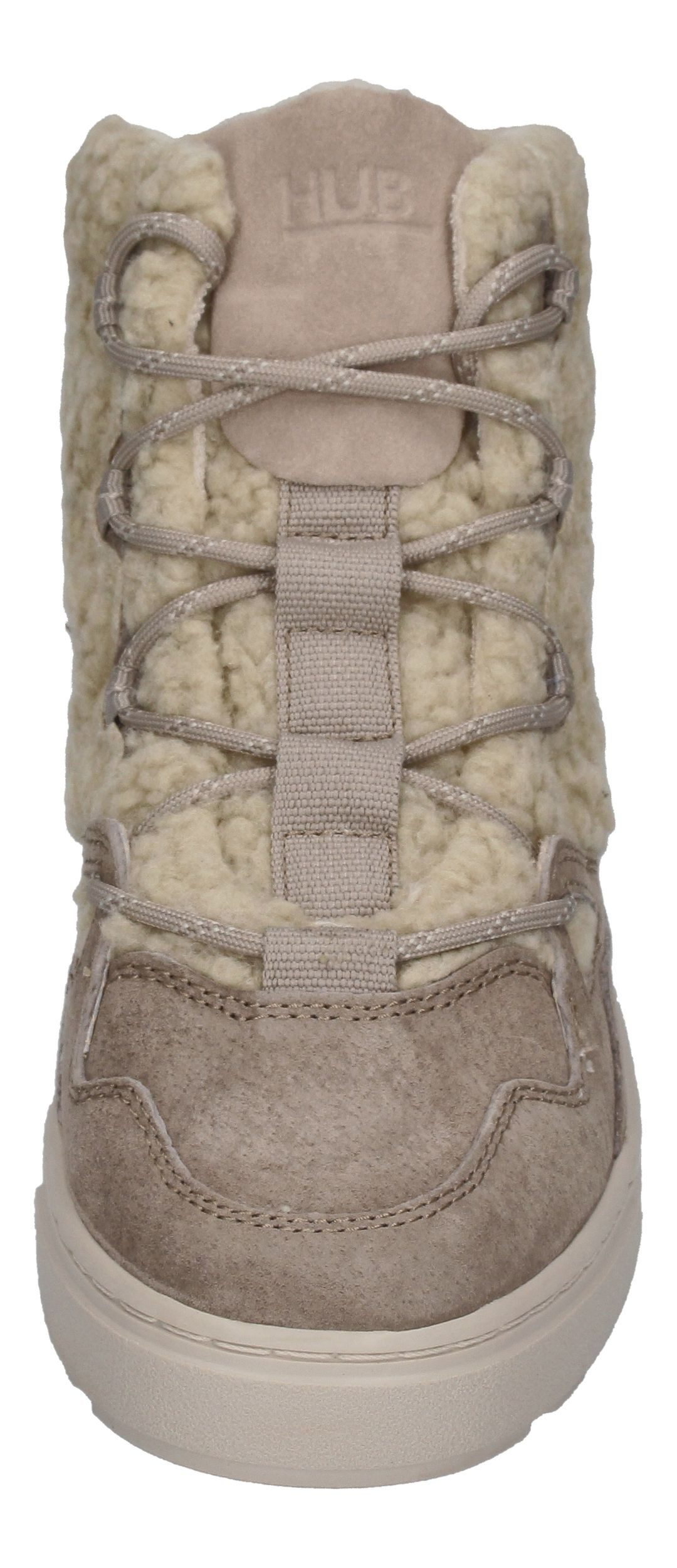 HUB Track W30 Stiefelette bone dark taupe