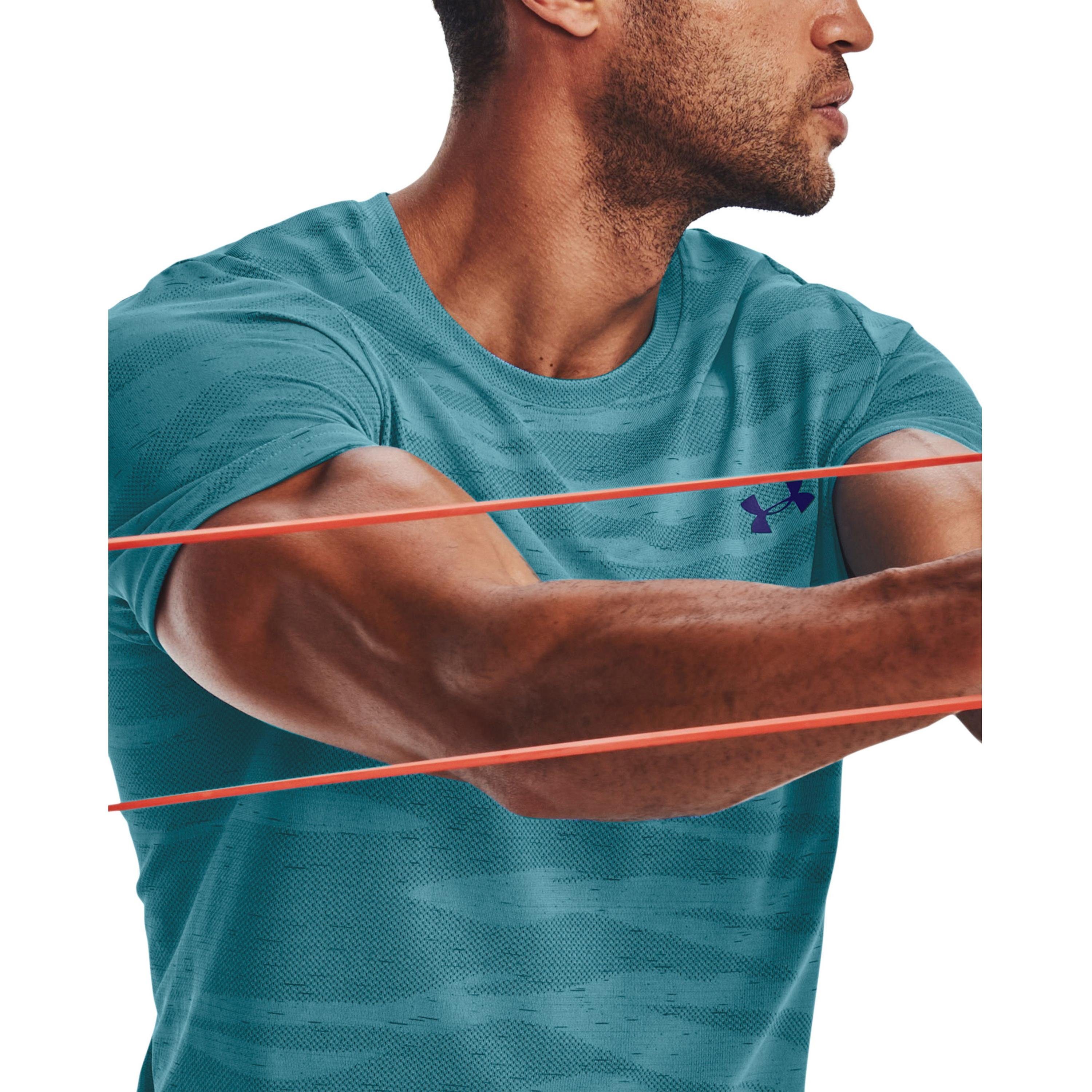Funktionsshirt glacierblue-sonarblue Seamless Under Armour®