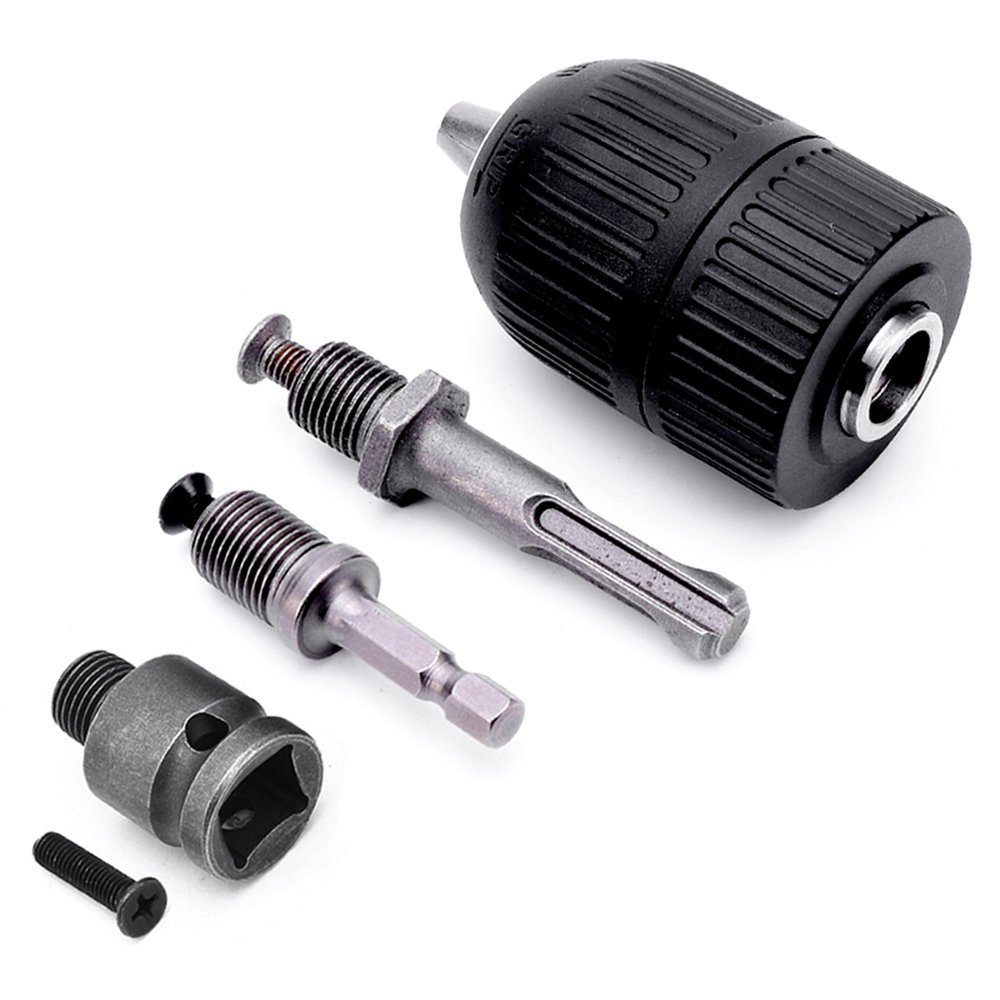 Schnellspannbohrfutter 2-13mm Bohrfutter Schnellspann HEX/SDS Plus/Schlagschrauber Adapter