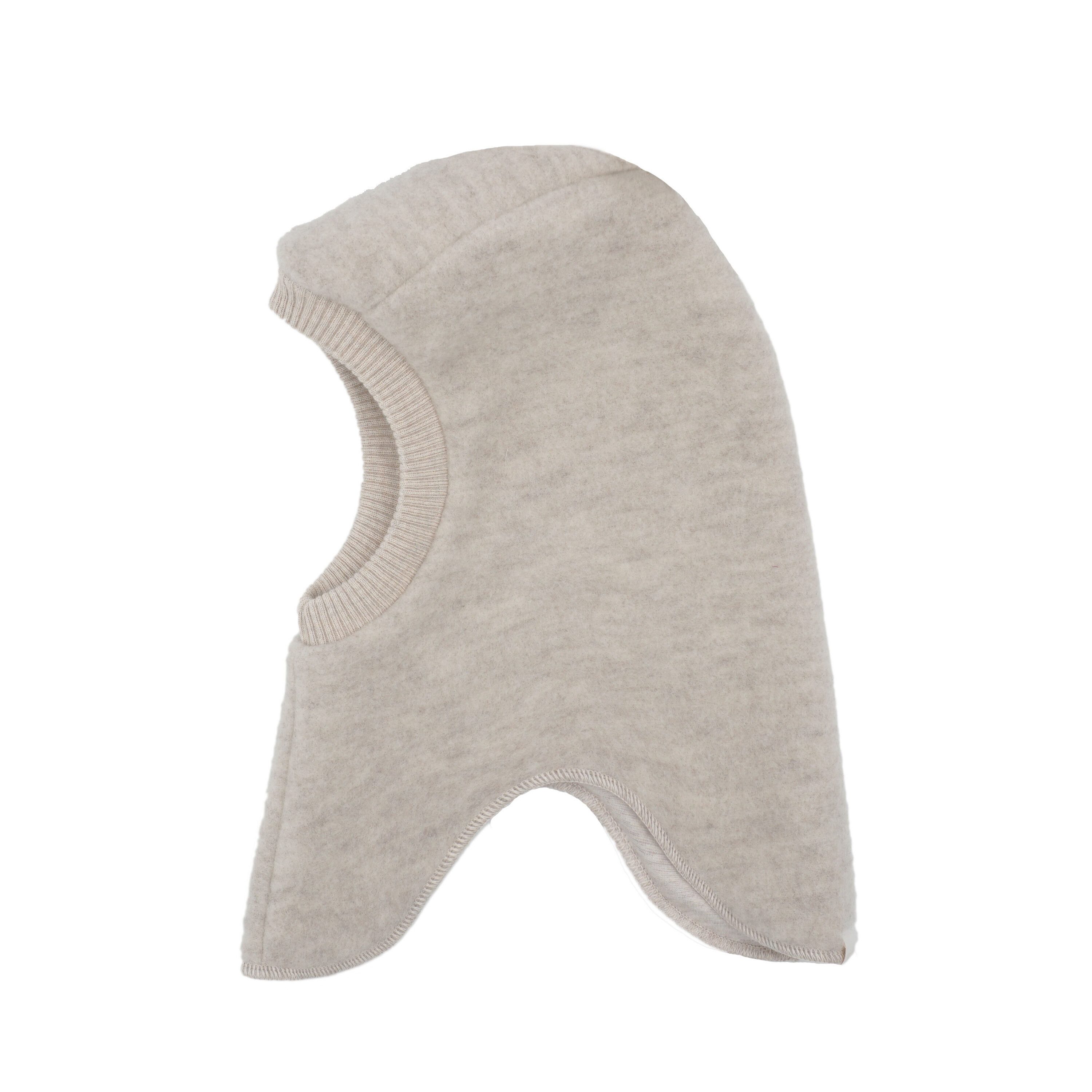 MAXIMO Schlupfmütze GOTS MINI-Schlupfmütze Wollfleece, Jerseyfutter (1-St) Wollfleece