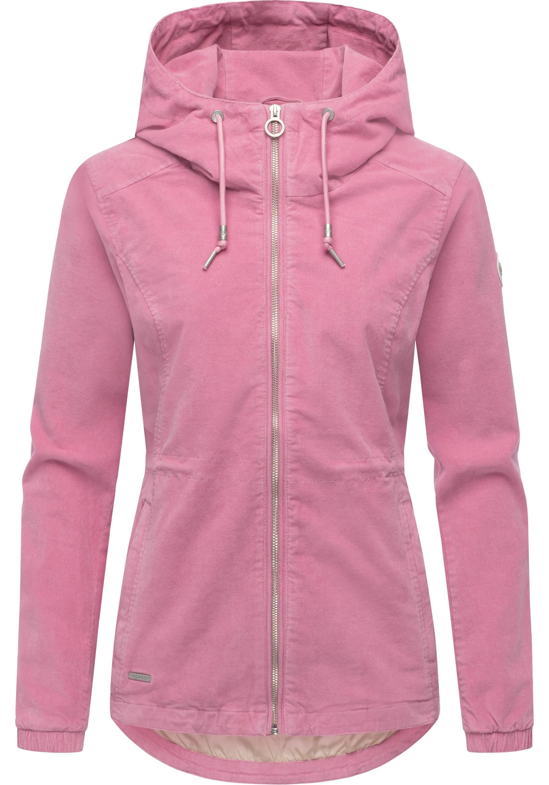 Ragwear Cordjacke Dankka Cordy YOUMODO Stylische Damen Übergangsjacke in Feincord-Optik