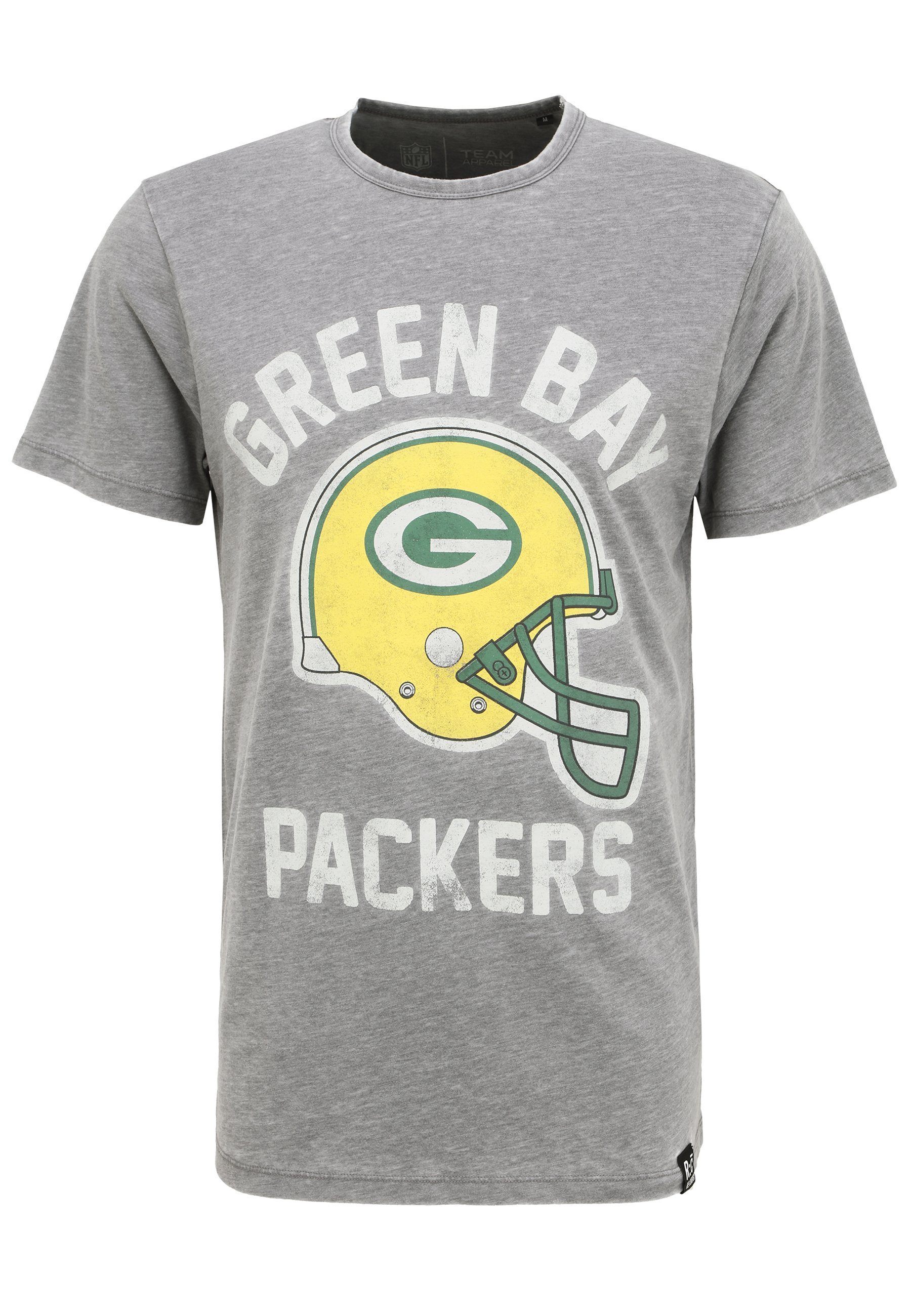 Recovered Grau NFL Helmet T-Shirt Print