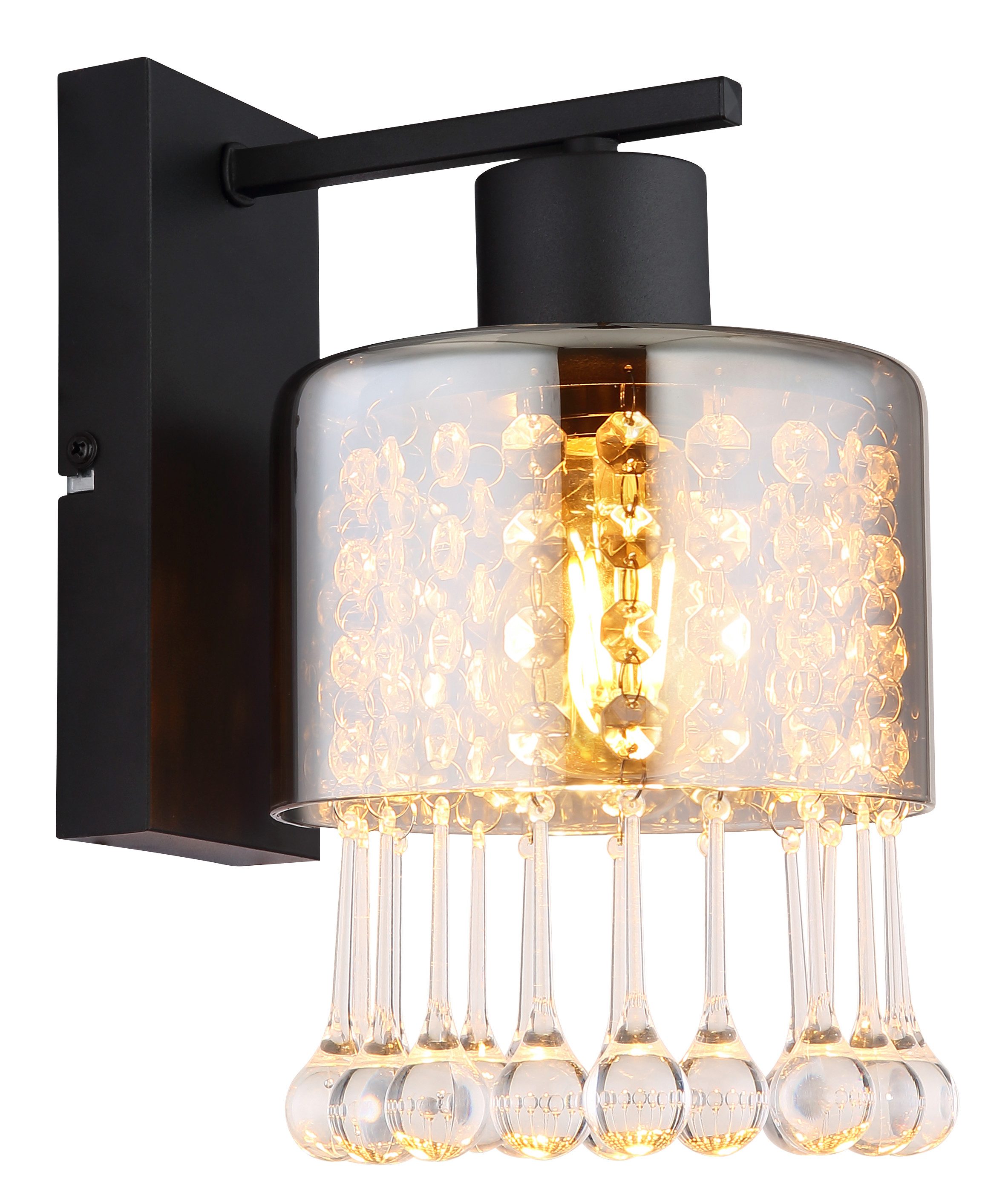 GLOBO LIGHTING Wandleuchte HENDRY, ohne Leuchtmittel, Wandlampe Wand Wohnzimmer Flur Wandbeleuchtung