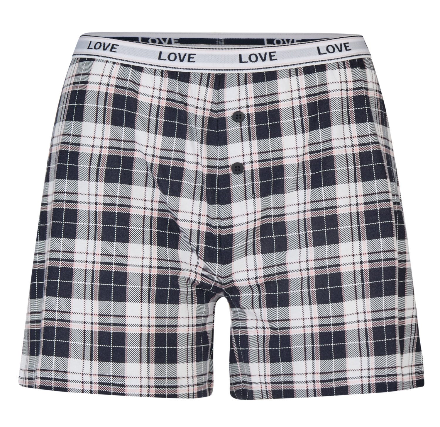 By Louise Pyjamashorts Damen Pyjamahose kurz (1-tlg) Baumwolle