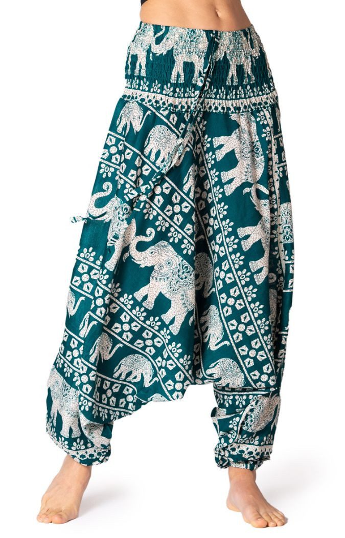 Haremshose Aladinhose Chang Haremshose aus 100% natürlicher Viskose Pumphose