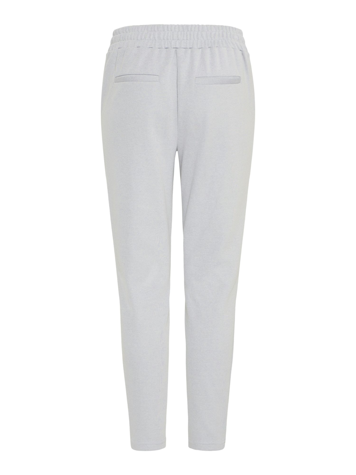 ICHI Stoffhose blau, Business, Baumwolle, Unifarben, Slim Fit, Mittel