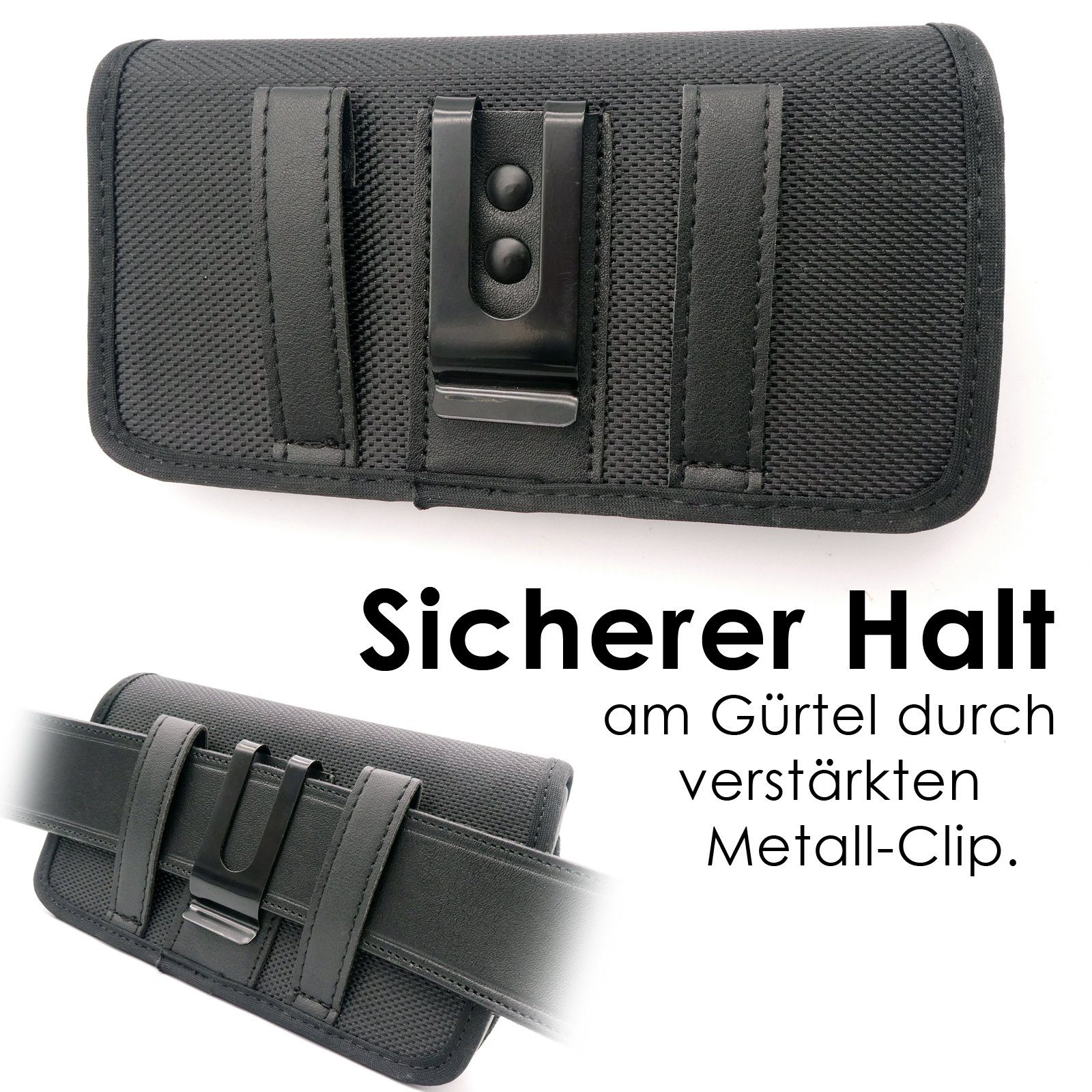 scozzi Handytasche Gürtel Handy Gürteltasche Tasche Smartphone Handyhalterung Universal – Bild 4 von 5