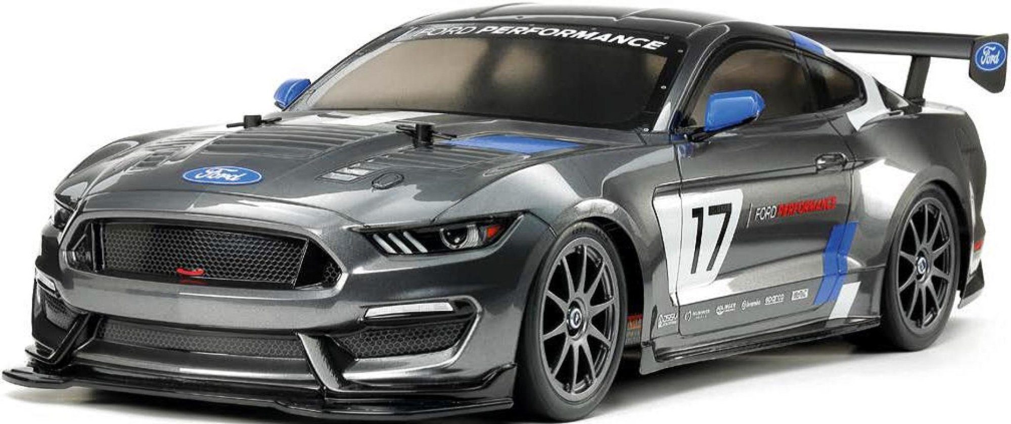 Tamiya RC-Auto Tamiya RC Car Ford Mustang GT4 TT-02 Chassis 1/10 Bausatz