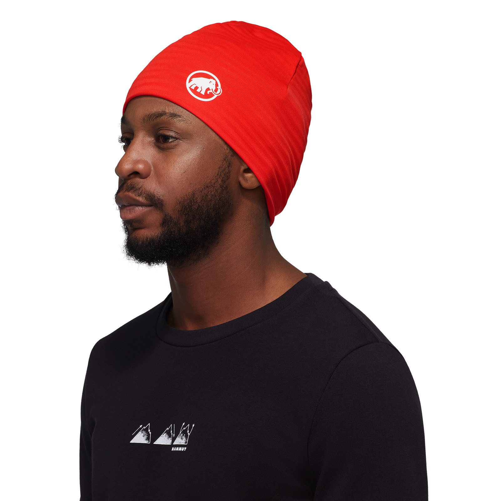 Mammut Beanie Taiss Light Beanie mit Markenlogo-Print